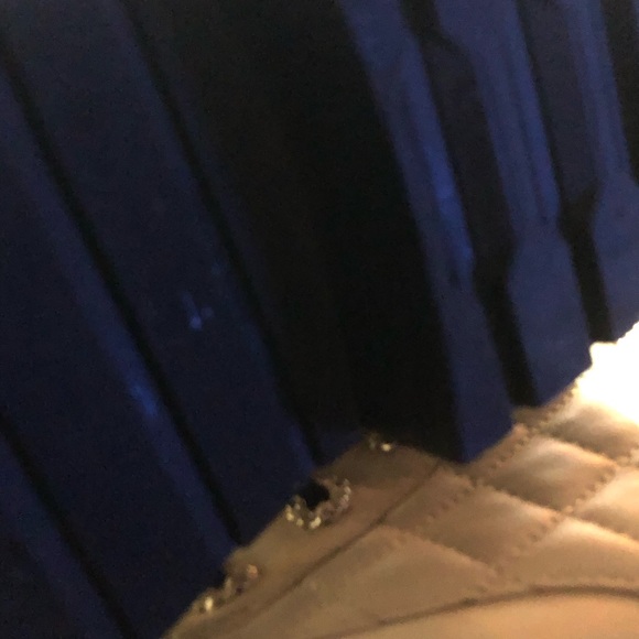 Chanel Beige and Black Lace-Up Moto Boots size 40 euro size approx size 10 Rare - Picture 14 of 17